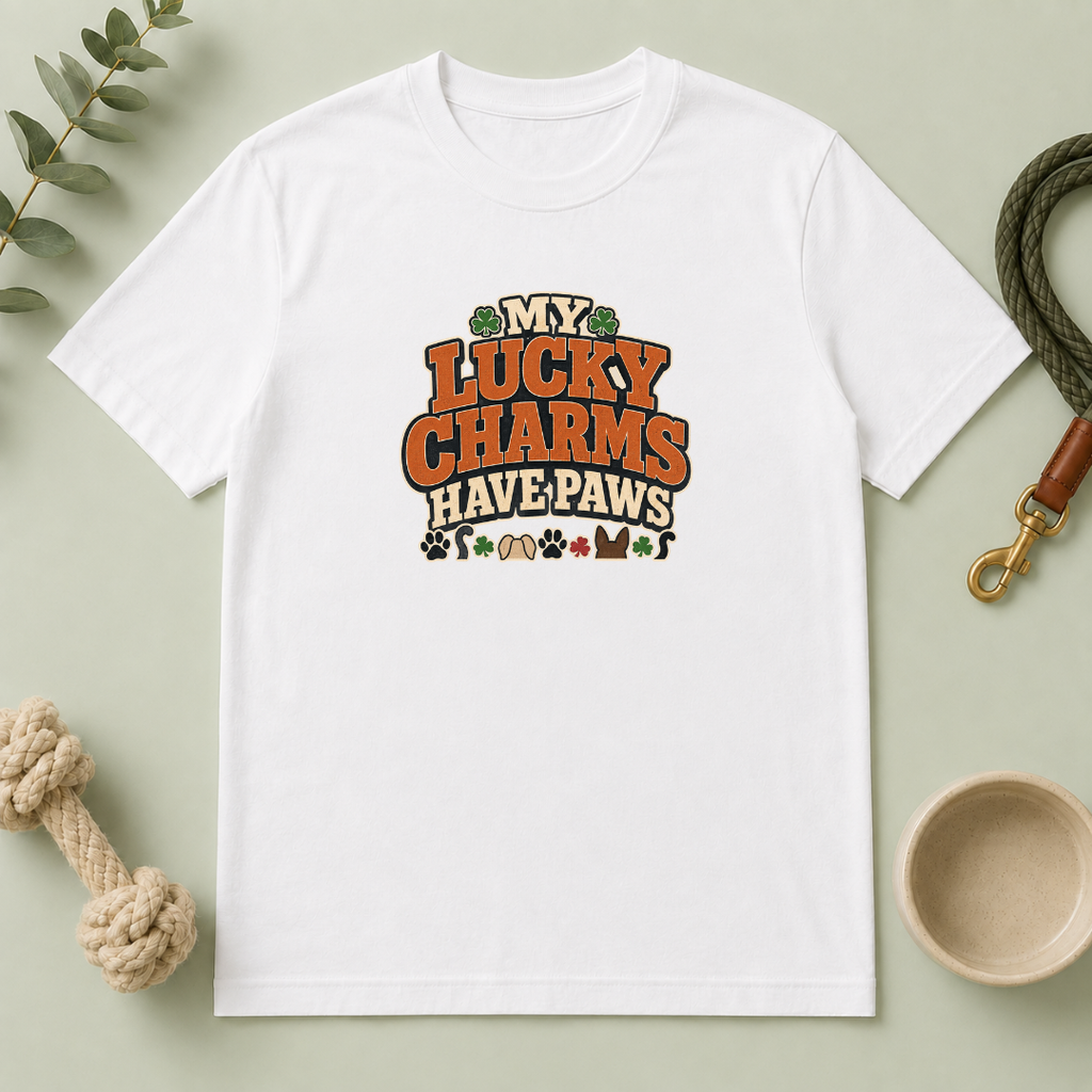 My Lucky Charms Have Paws St. Patrick’s Day T-Shirt