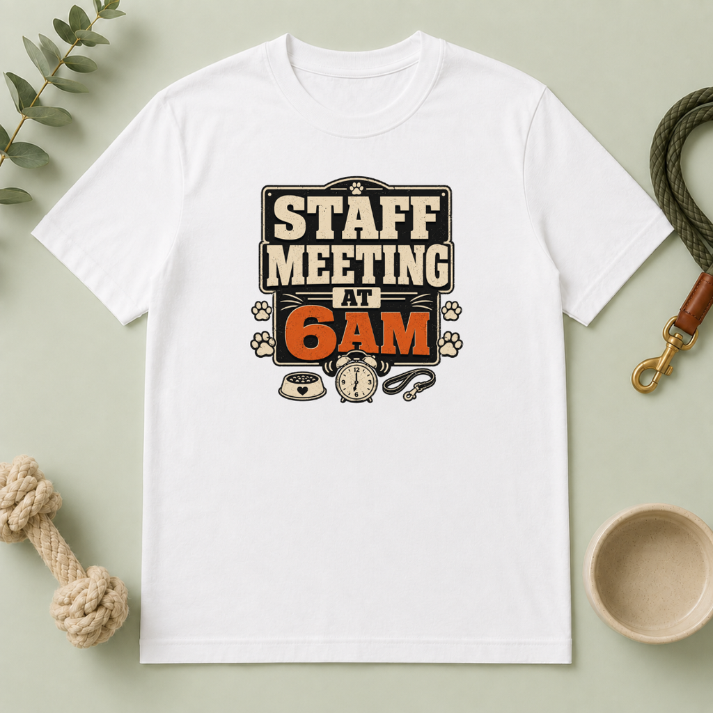Staff Meeting at 6AM T-Shirt
