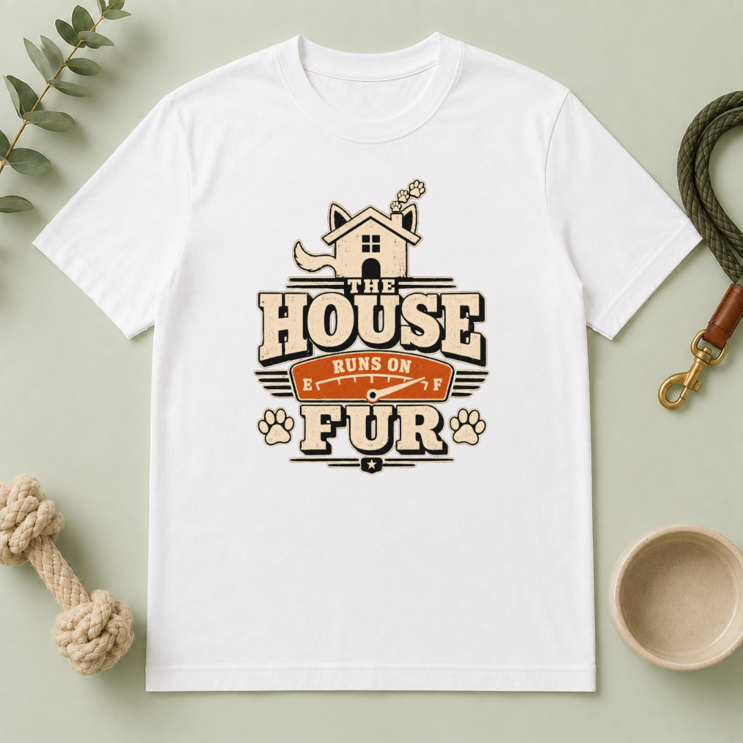 The House Runs on Fur Tee