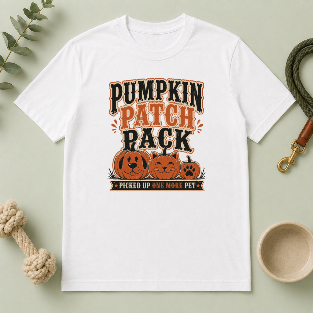 Pumpkin Patch Pack Halloween Pet T-Shirt
