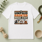 Unpaid Haunted House Staff Halloween Pet T-Shirt