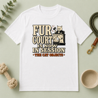 Fur Court Is Now in Session – Dog & Cat Rivalry T-Shirt