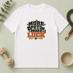 More Pets More Luck St. Patrick’s Day T-Shirt