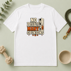 "No Privacy, Many Opinions" Retro Graphic Tee