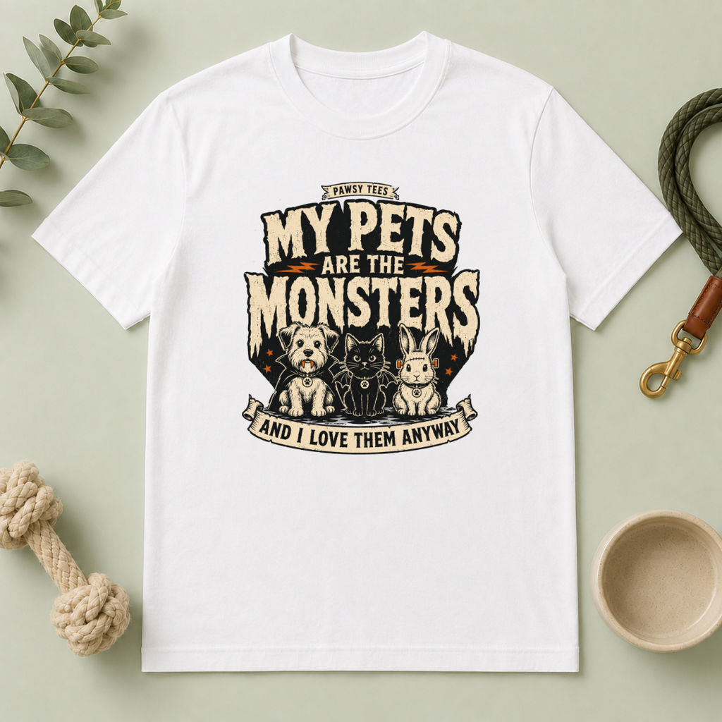 My Pets Are the Monsters ƒ?? Halloween T-Shirt