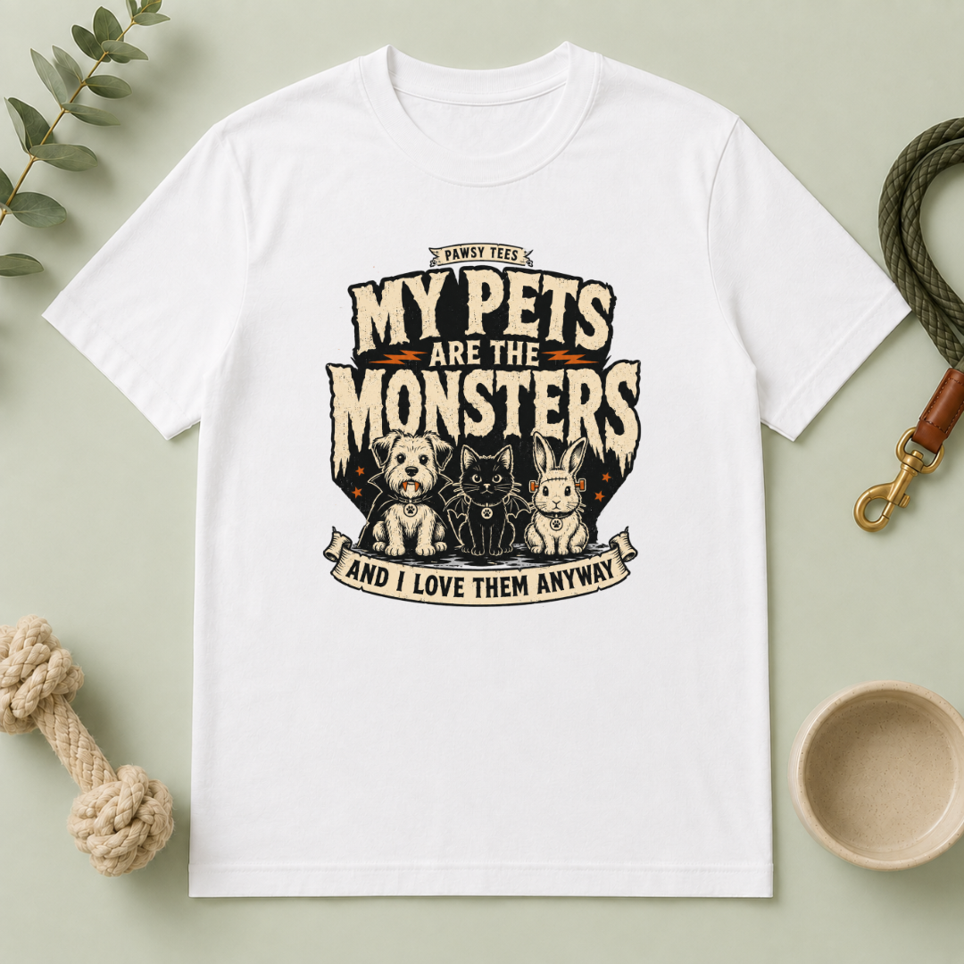 My Pets Are the Monsters ƒ?? Halloween T-Shirt