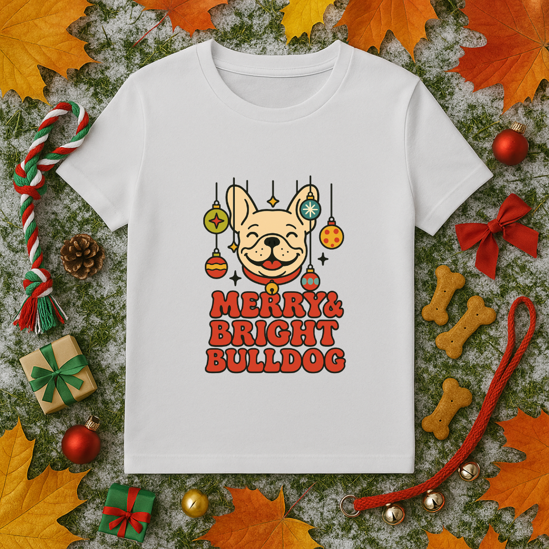 Merry & Bright Bulldog