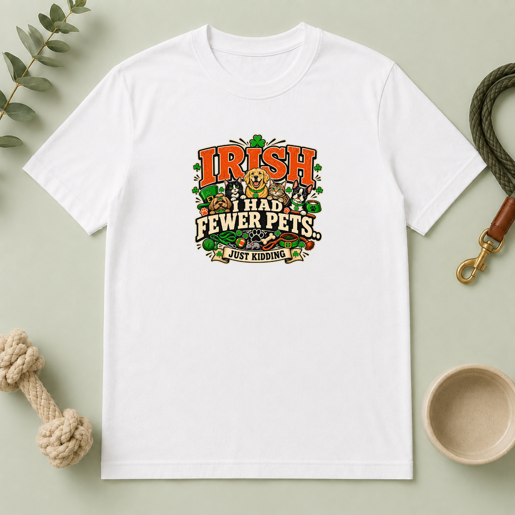 Irish I Had Fewer Pets… Just Kidding St. Patrick’s Day T-Shirt