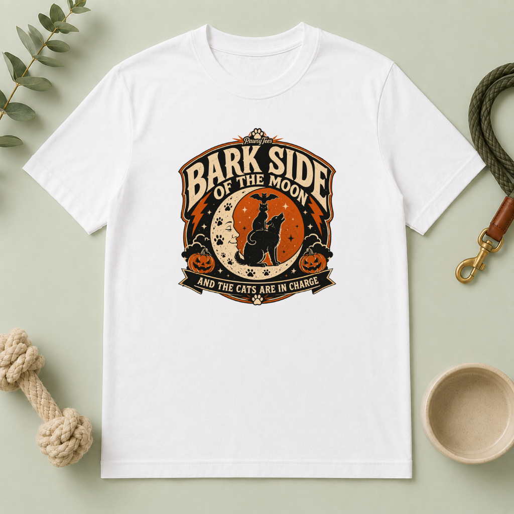 Bark Side of the Moon Halloween Pet T-Shirt
