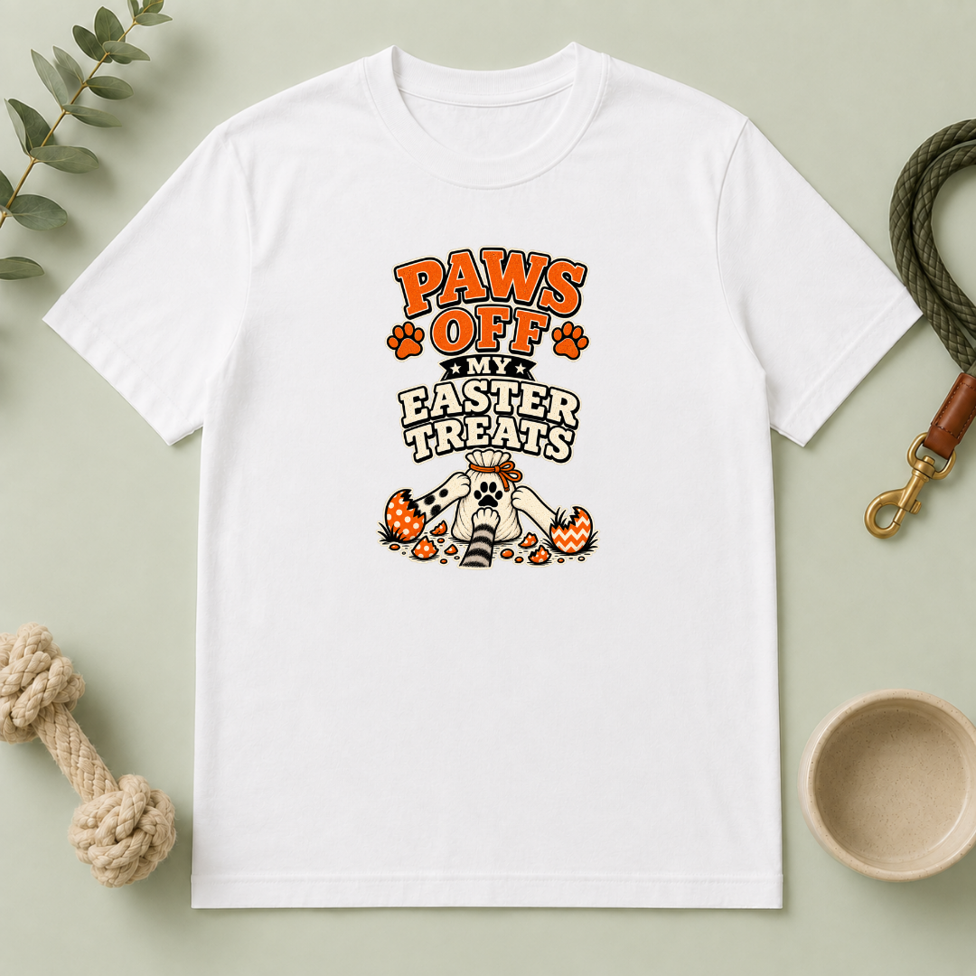 Paws Off My Easter Treats Tee