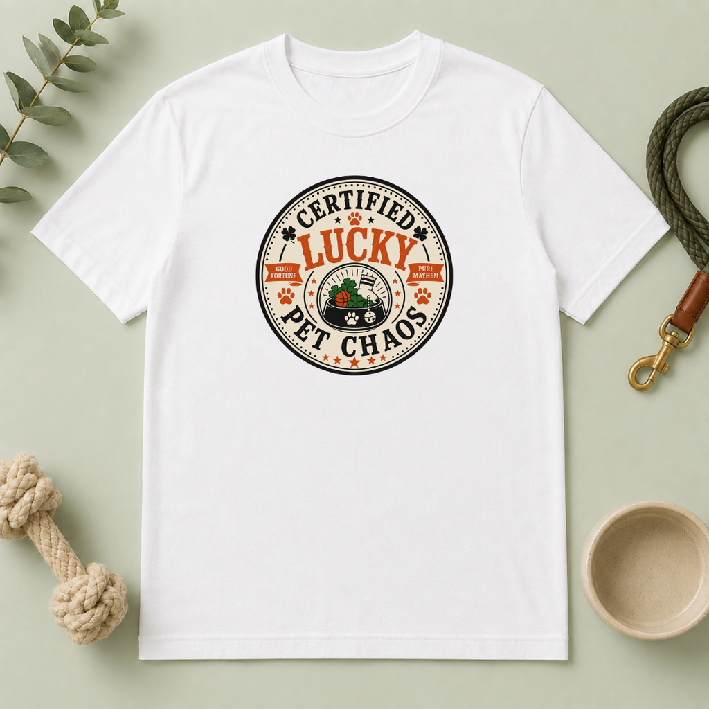 Certified Lucky Pet Chaos St. Patrick’s Day T-Shirt