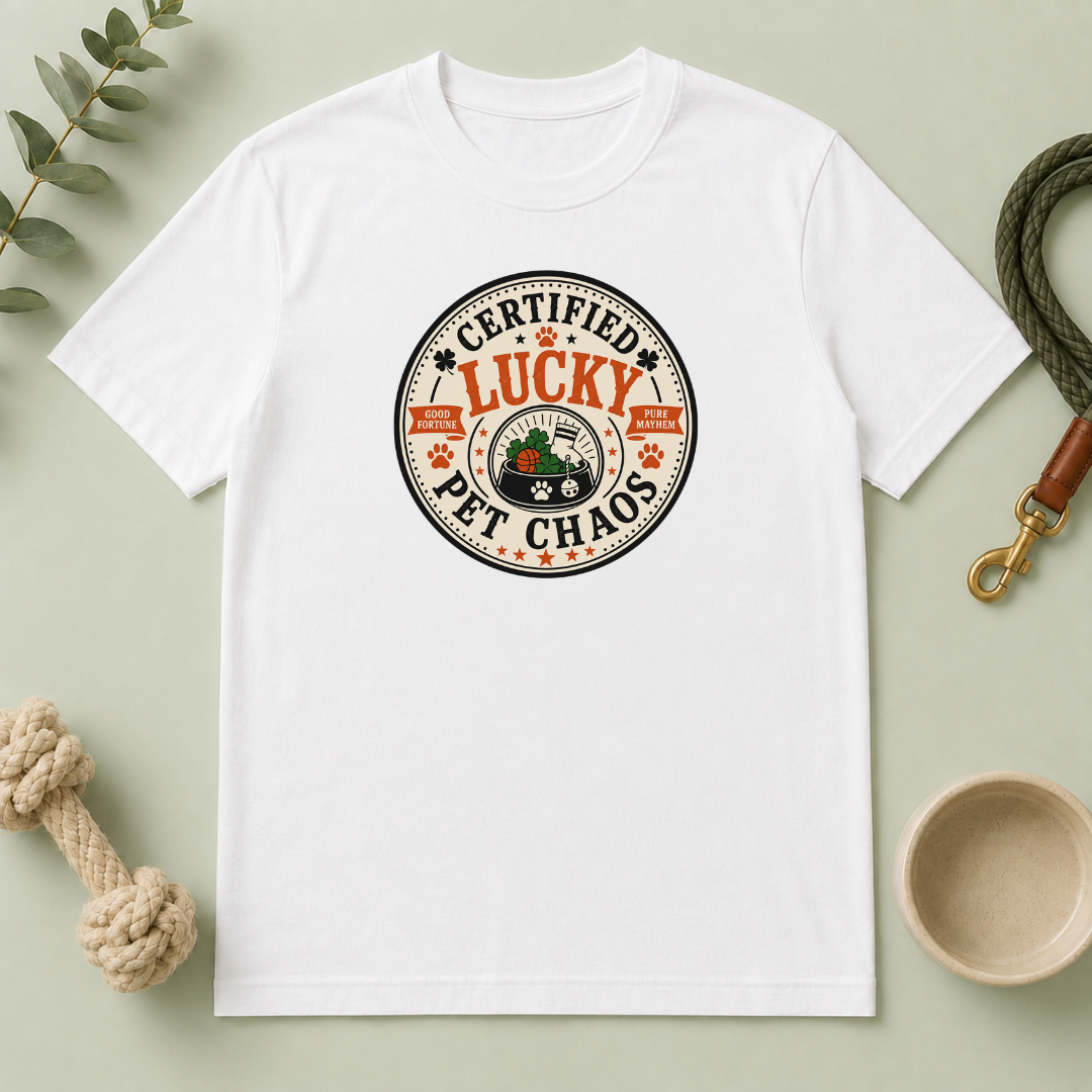 Certified Lucky Pet Chaos St. Patrick’s Day T-Shirt