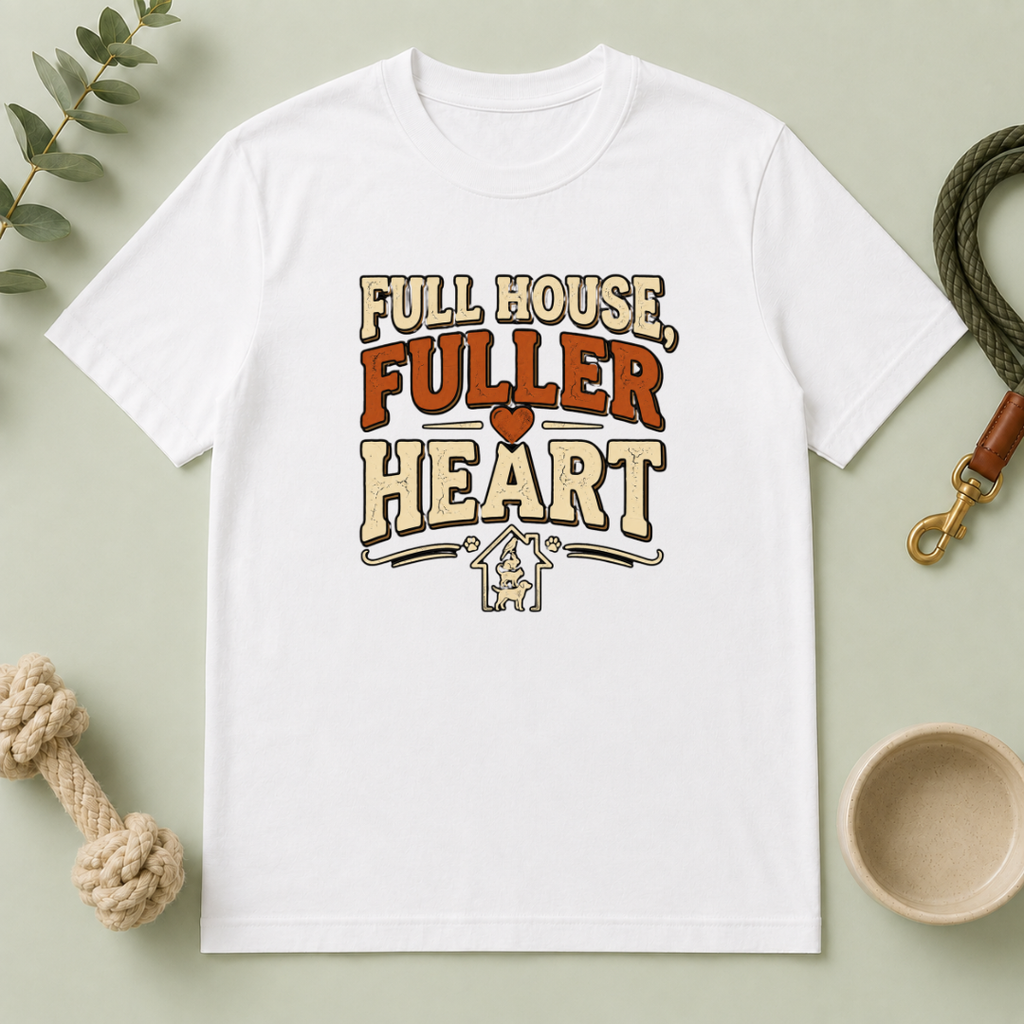 Full House Fuller Heart T-Shirt — Retro Family Love Tee