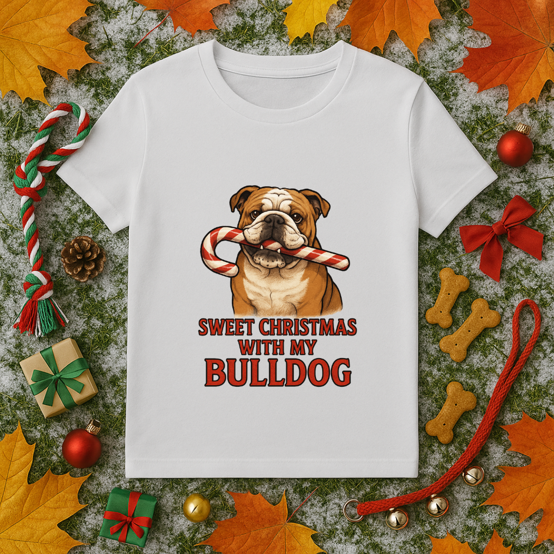 Sweet Christmas With My Bulldog
