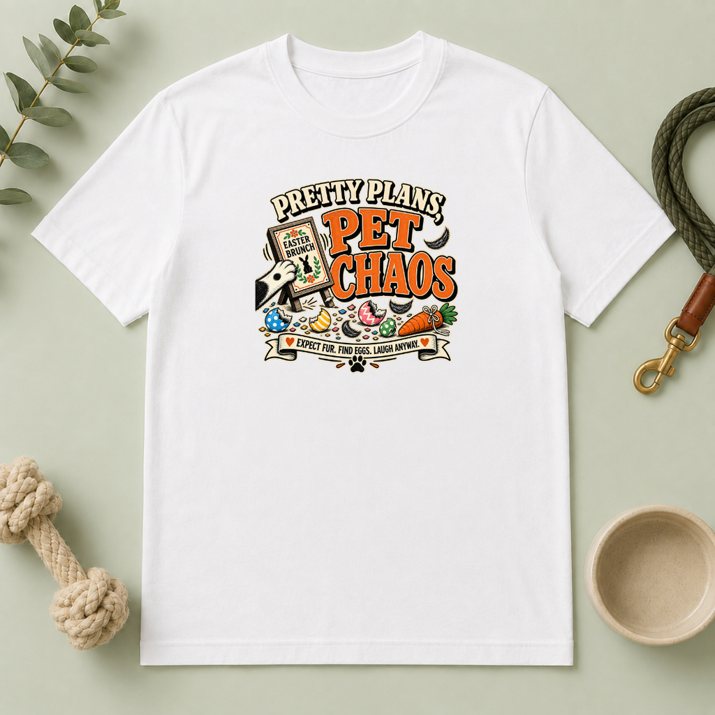 Pretty Plans, Pet Chaos Easter Tee