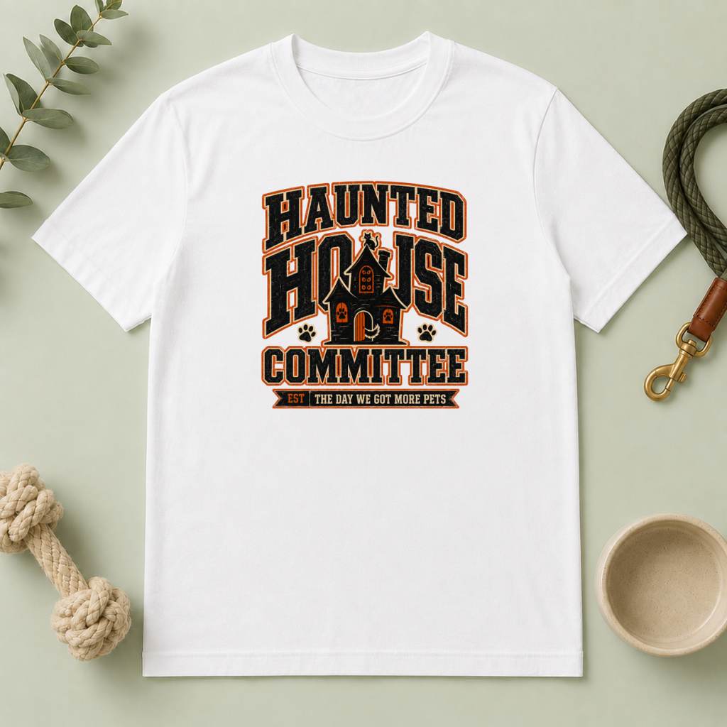 Haunted House Committee ƒ?? Halloween Pet T-Shirt