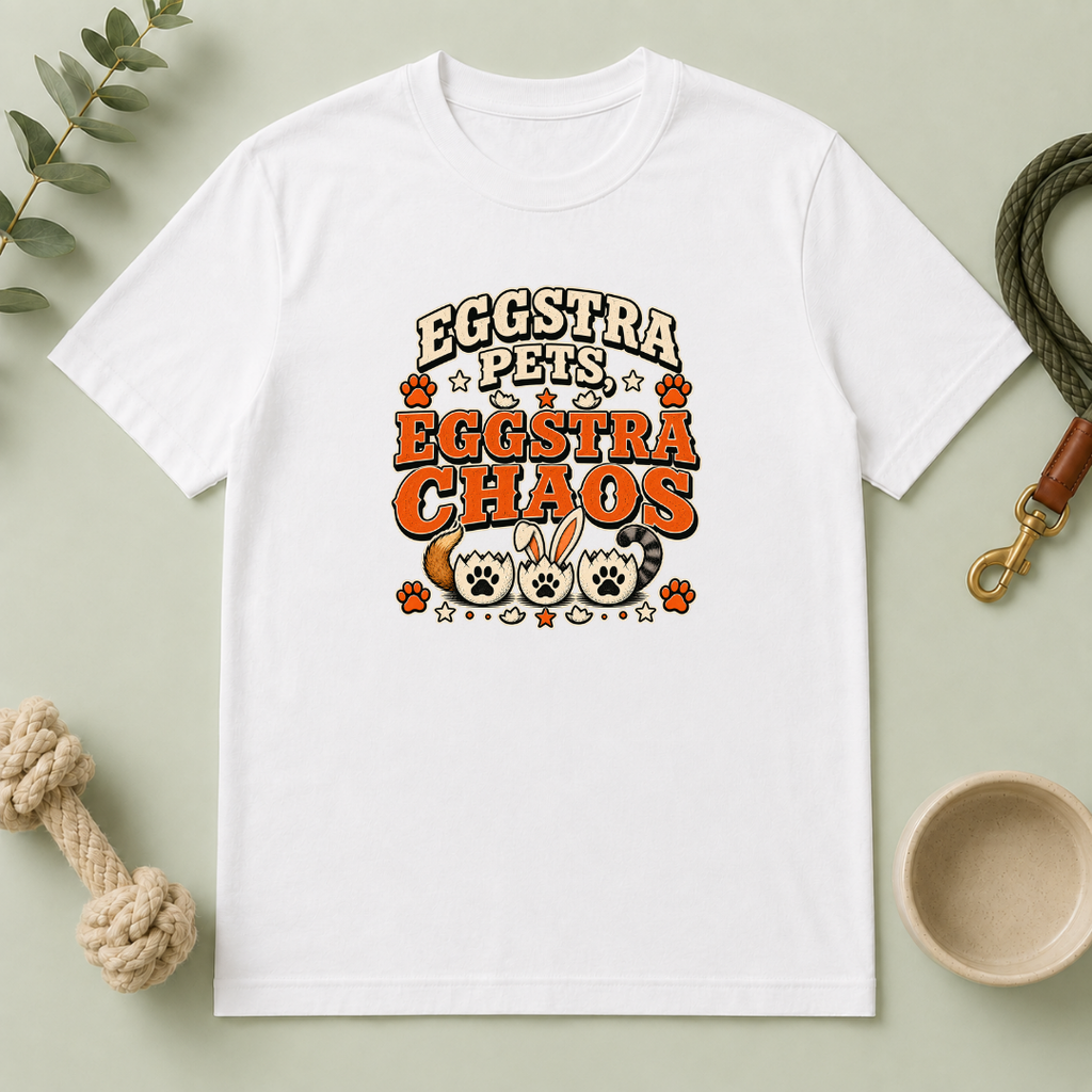 Eggstra Pets, Eggstra Chaos Easter Tee