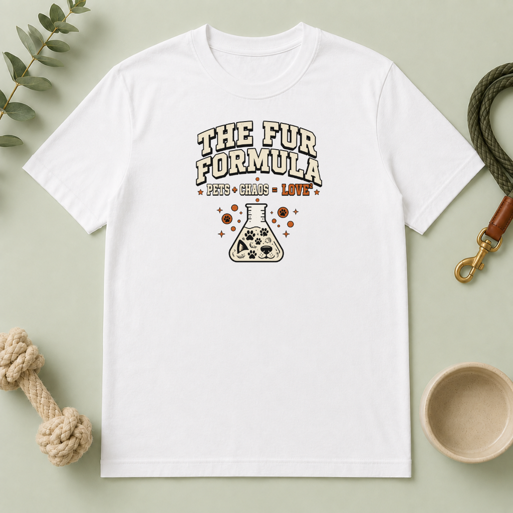 The Fur Formula — Pets • Chaos • Love Graphic Tee