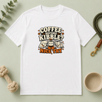 Coffee Before Kibble? Cute Pet Mom Graphic Tee