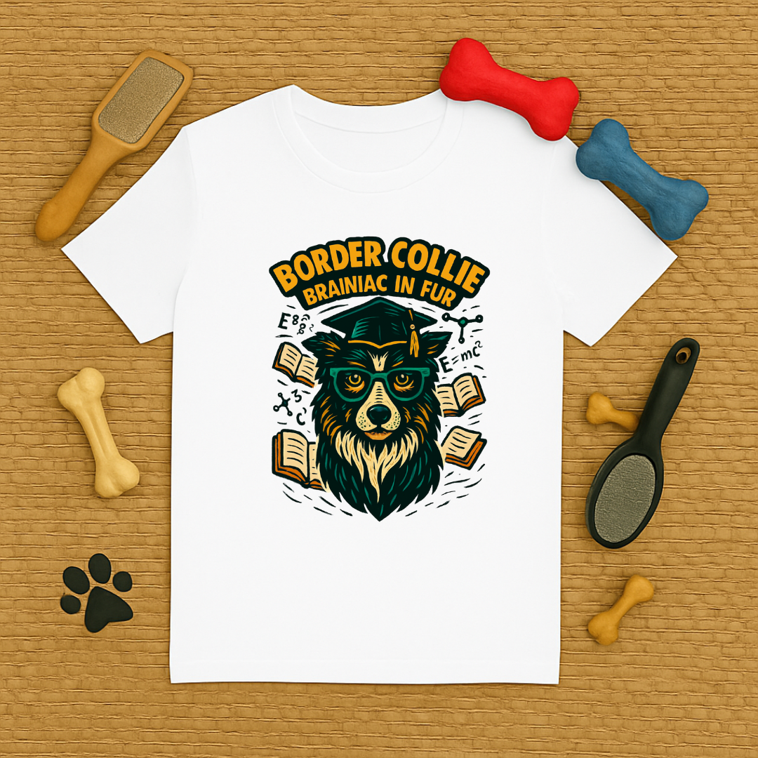 Border Collie Brainiac T-Shirt